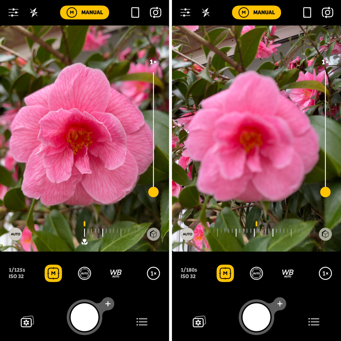 iPhone Photographic camera Controls no script